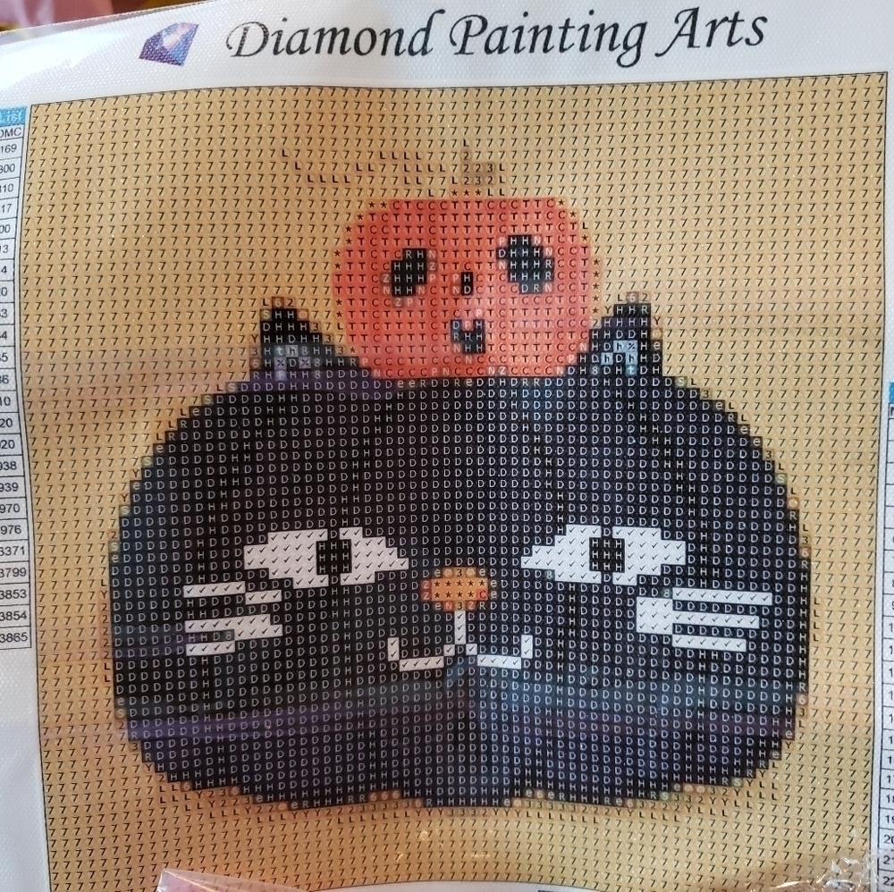 DIAMOND PAINTING ART KIT HALLOWEEN NEW IN PACKAGE
